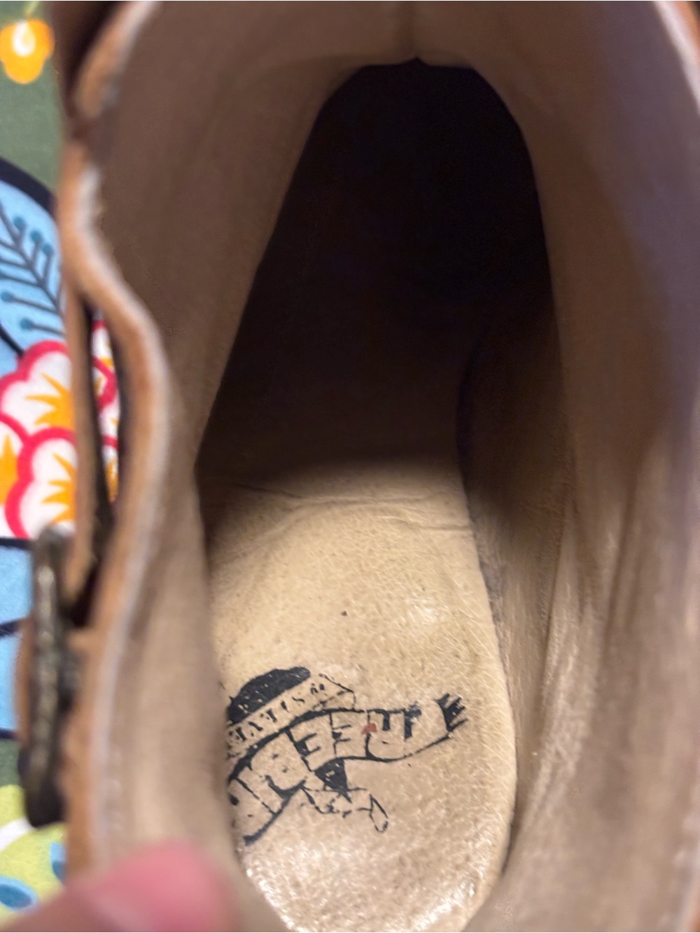 freebird Malry Two-Tone Brown Lace-Up & Buckle Ankle Booties - Picture 6 of 8